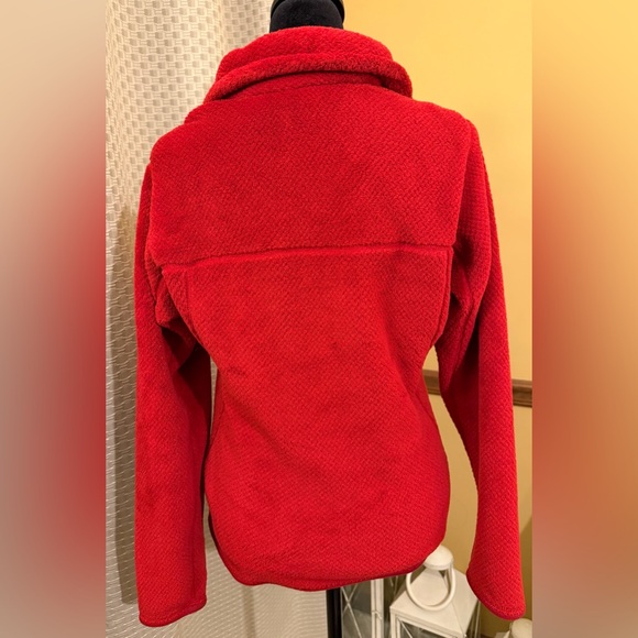 Patagonia Re-Tool Snap T Red Plush Fleece Pullover - Picture 6 of 8